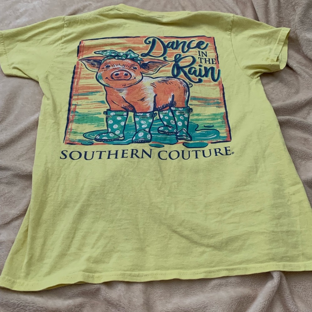 Simply Southern, yellow T-shirt